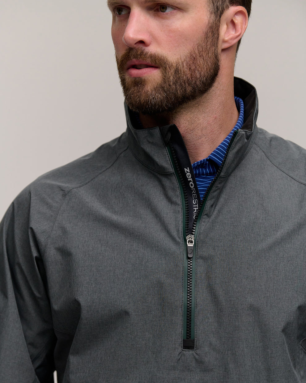 Rrongwn Manteau de pluie pour homme - Imperméable et respirant - Veste