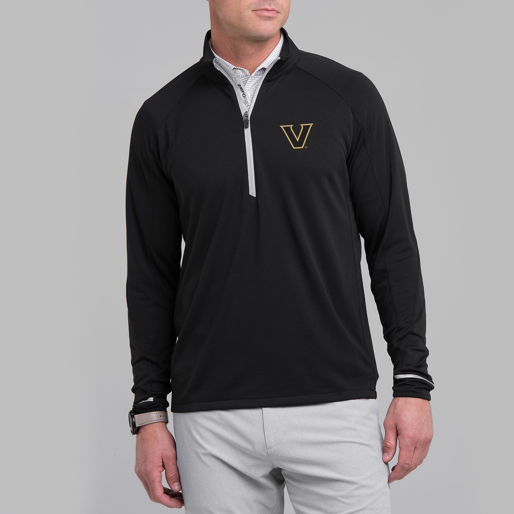 New Zero Restriction Z425 1/4 Zip Pullover CHARCOAL/NAVY Pick Size New Zero Restriction Z425 1/4 Zip Pullover CHARCOAL/NAVY Pick Size