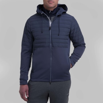QUILTED HOODED FULL ZIP - Sale